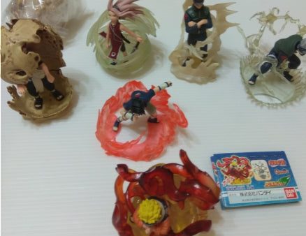 Bandai Naruto Gashapon Real Collection Part 1 6 Trading Figure Set Used Online Sale