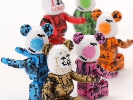 Medicom Toy Be@rbrick 100% Isetan Around World Caperino & Peperone 6 Figure Set Hot on Sale