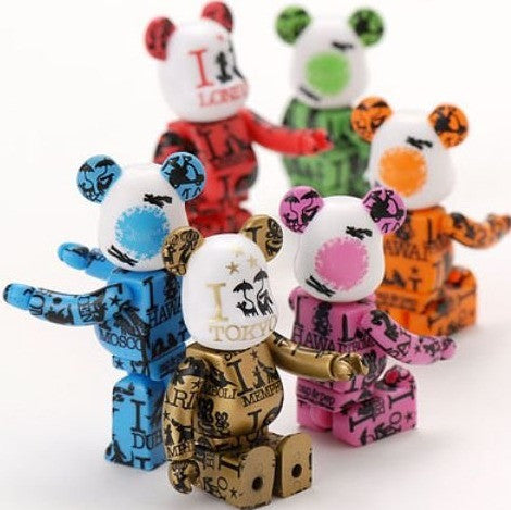 Medicom Toy Be@rbrick 100% Isetan Around World Caperino & Peperone 6 Figure Set Hot on Sale