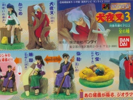 Bandai Inuyasha HG Gashapon Part 3 6 Mini Trading Collection Figure Set Online