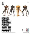 ThreeA 3A Toys 1 12 Ashley Wood PopBot Badbot Sangreal 4 Way Figure Set Online Hot Sale