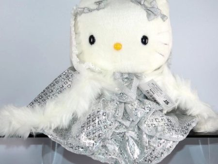 Sanrio 1999 Hello Kitty Vivitix Girls Snow Queen 10  Plush Doll Figure Used Supply