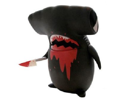 ToyQube Keith Poon Hammerhead Sharky Black Extra Bloody Ver 10  Vinyl Figure Fashion