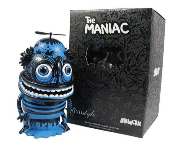 MINDstyle 2008 Skwak The Maniac Blue Ver 8  Vinyl Figure on Sale