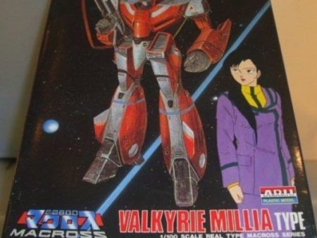 ARII 1 100 Robotech Macross Real Type Series No 14 Valkyrie Millia Type Plastic Model Kit Figure Sale