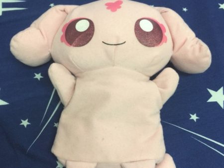 Bandai We are Pretty Cure Mipple Hand Puppet 8  Plush Doll Action Figure Used For Cheap