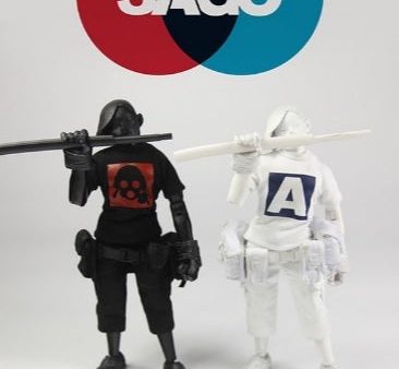 ThreeA 3A Toys Ashley Wood Tomorrow King Night And Day 8  Vinyl Figure Set For Discount