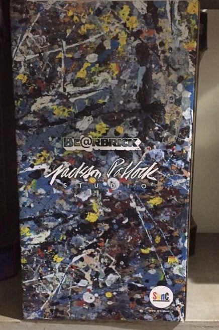 Medicom Toy Be@rbrick 400% Jackson Pollock Studio Ver 11  Vinyl Figure For Discount