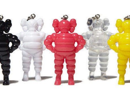 Original Fake 2009 Kaws Chum Key Chain 5 2  Trading Figure Set Sale