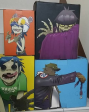 Kidrobot 2006 Jamie Hewlett Gorillaz 2D Murdoc Noodle CMYK Edition 4 Vinyl Collection Figure Set Supply