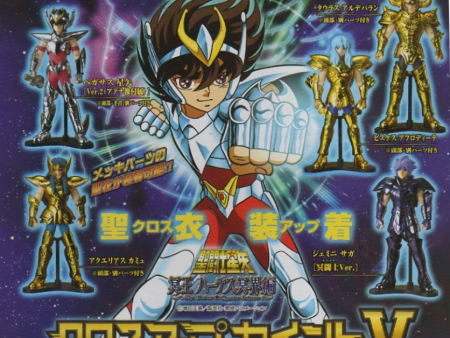 Bandai Saint Seiya Myth Cloth DX Gashapon Part V 5 5 Trading Collection Figure Set Sale