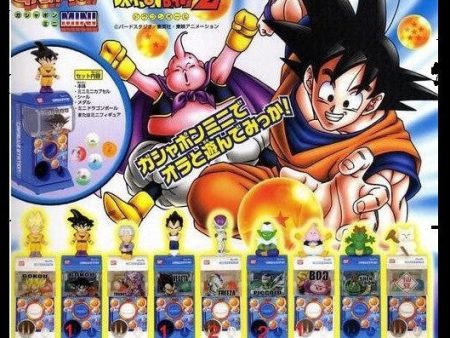 Bandai Dragon Ball Z DBZ Gashapon Mini Vending Machine 9 Collection Figure Set Online Hot Sale