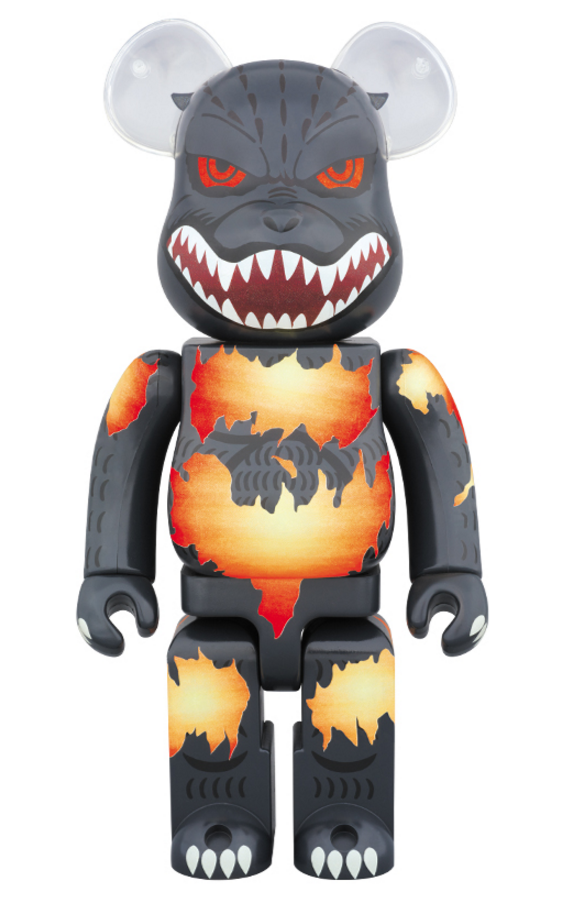 Medicom Toy Be@rbrick 1000% Godzilla Desgodzi Burning Ver 29  Vinyl Figure Hot on Sale