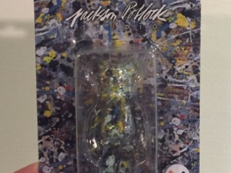 Medicom Toy Be@rbrick 100% Jackson Pollock Studio Ver 3  Vinyl Figure on Sale