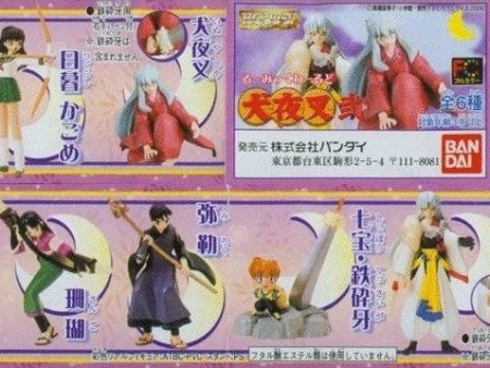 Bandai Inuyasha HG Gashapon Part 2 6 Mini Trading Collection Figure Set For Cheap