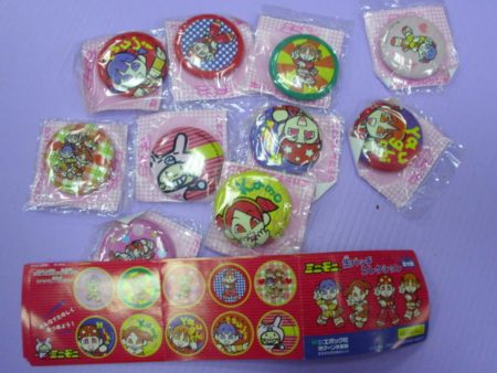 Epoch Mini Morning Musume Gashapon 10 Patch Pin Set Online