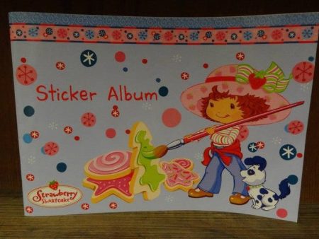 Cleverland Inc 2004 Strawberry Shortcake Sticker Album Book Blue Fashion