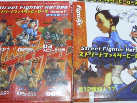 Figuax Capcom Street Fighter Heroes Round 1 1P 2P 12 Trading Collection Figure Set For Cheap