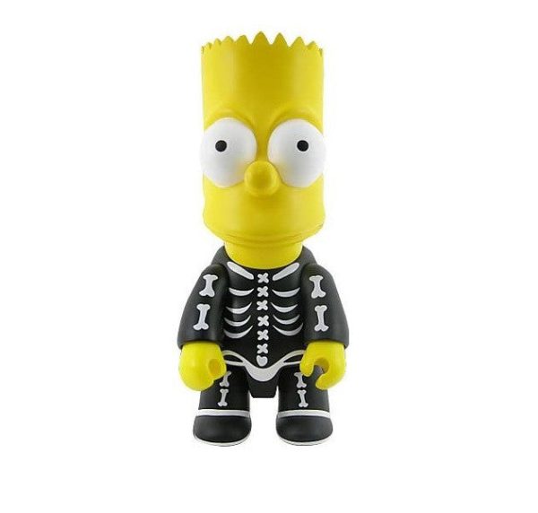 Toy2R Matt Groening Qee The Simpsons Mania Series Bart Simpson Bone Ver 10  Vinyl Figure Online Hot Sale