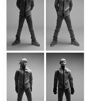 ThreeA 3A Toys 2013 Ashley Wood Tomorrow King PopBot Interyo Grey Ver 12  Vinyl Figure Set For Cheap