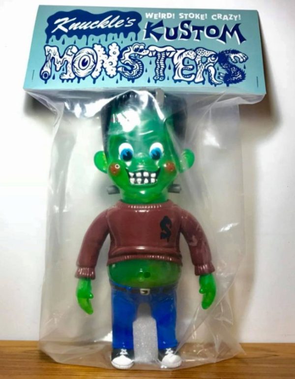 Headlock Studio Knuckle s Kustom Lil Franky Green Crystal ver 9  Vinyl Figure Fashion