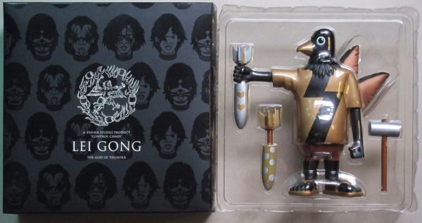 Phunk Studios 2008 Phalanx Creative Lei Gong Metallic Gold Ver 6  Vinyl Figure Sale