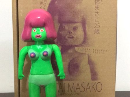 Yukinori Dehara Self-produced Nyotai Masako Green Ver 5  Vinyl Figure Used Cheap